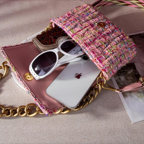 Pink Plaid Purse - Picture 3 of 3